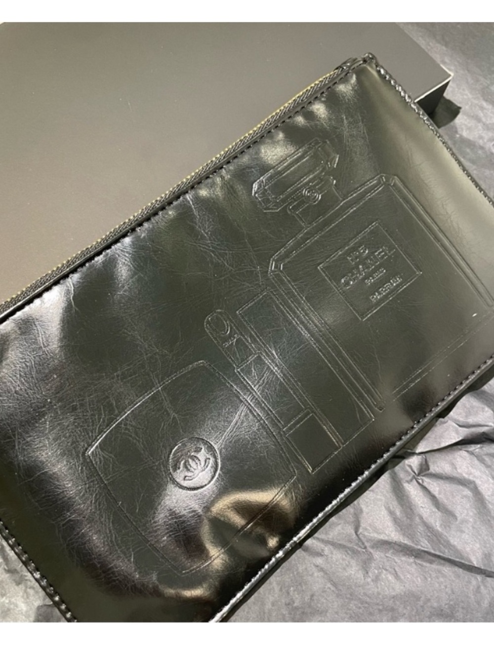 Chanel beauty cosmetic bag